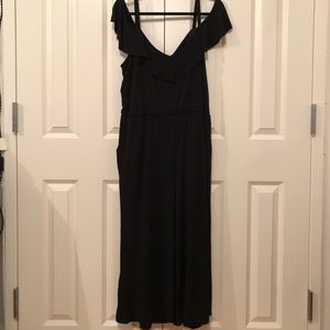 NWT Cable & Gauge cropped jumpsuit cold shoulder